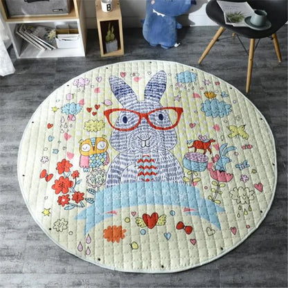 Glass Rabbit Baby Play Mat