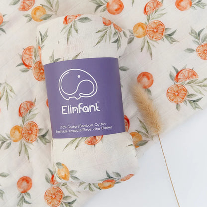 Bamboo Cotton Muslin Swaddle Blanket