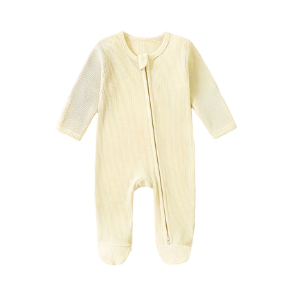 Organic Cotton Waffle Romper