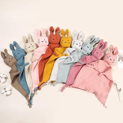 Muslin Burp Cloth Rabbit
