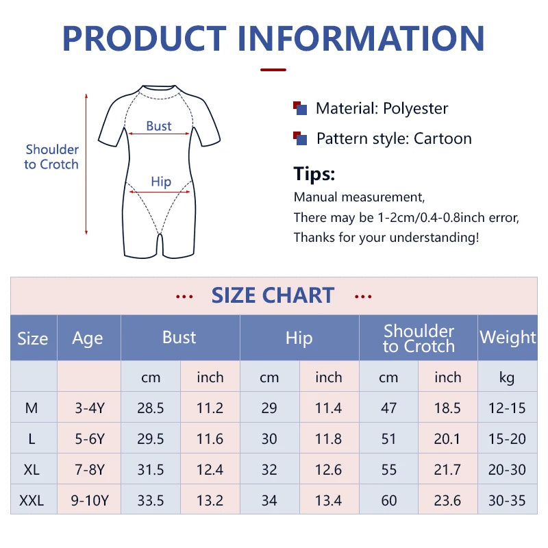 One-piece Swimsuit Short Sleeve