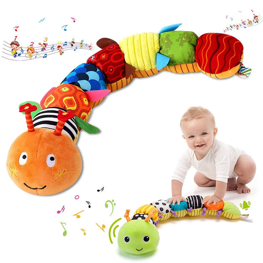 Baby Rattle Musical Caterpillar Worm