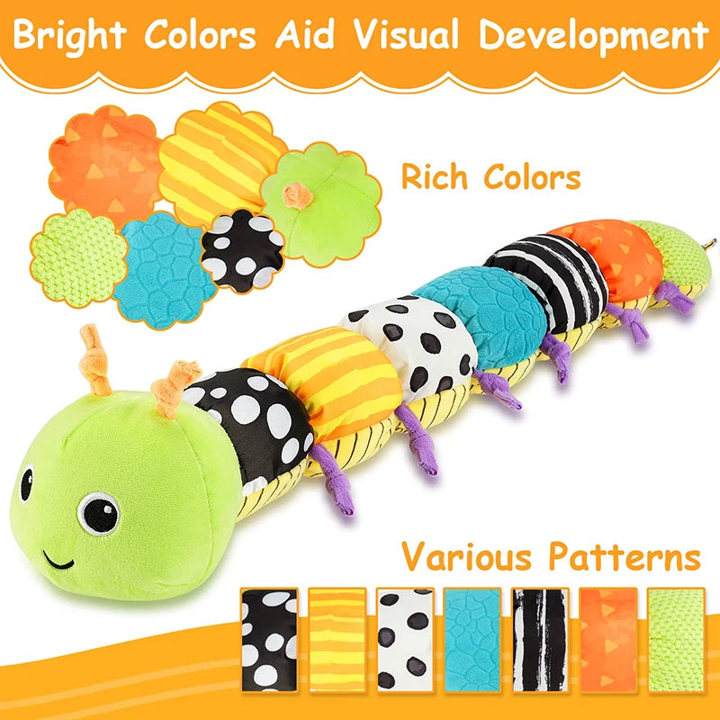 Baby Rattle Musical Caterpillar Worm