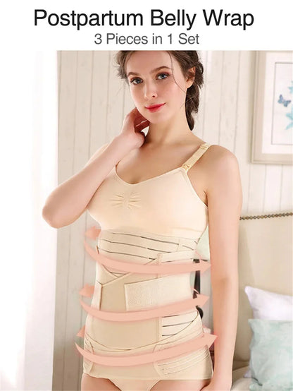 3 In 1 Shapewear Postpartum Belly Belt