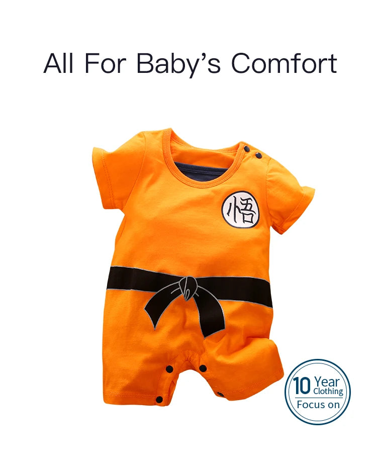 0-18 Baby Jumpsuit Anime Style