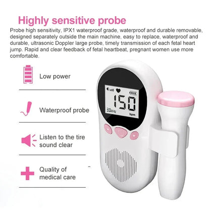 Fetal Monitor Doppler Baby Heartbeat