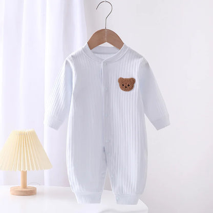 Newborn Romper Solid Color Bear