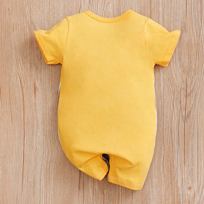 0-18 Baby Jumpsuit Cute Cartoon Mouse Print