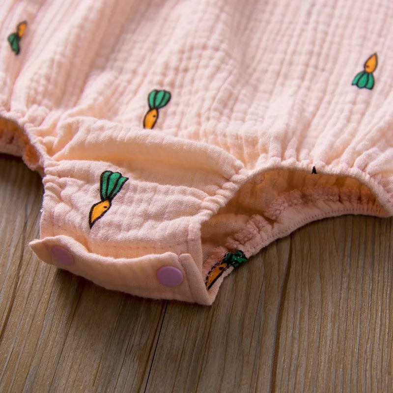 Summer Baby Romper Muslin Cotton