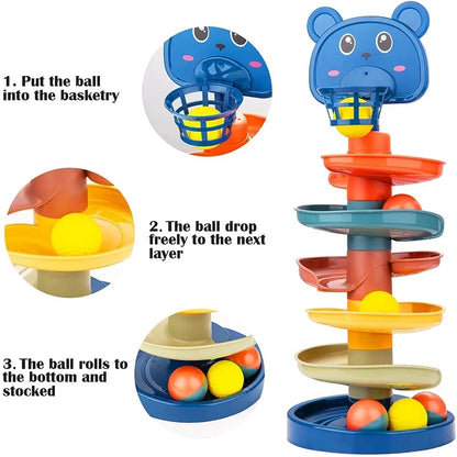 Montessori Baby Stacking Track