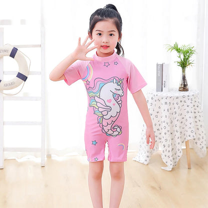 One-piece Swimsuit Short Sleeve