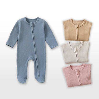 Organic Cotton Waffle Romper