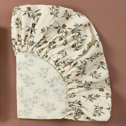 Muslin Cotton Fitted Sheet