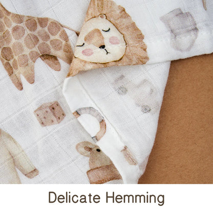 Bamboo Cotton Muslin Swaddle Blanket