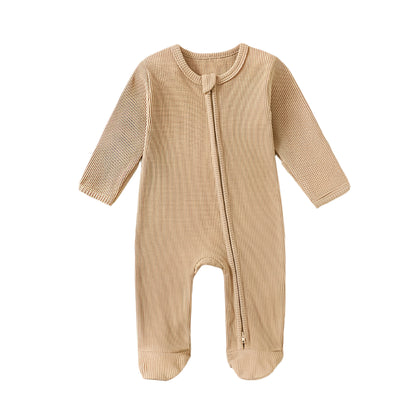 Organic Cotton Waffle Romper