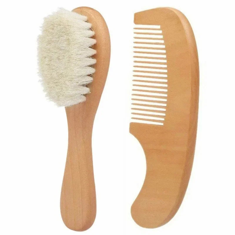 Baby Wooden Brush Set