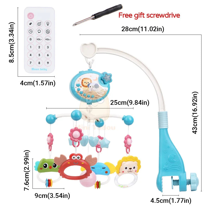 Baby Crib Rattle w/ Remote Control