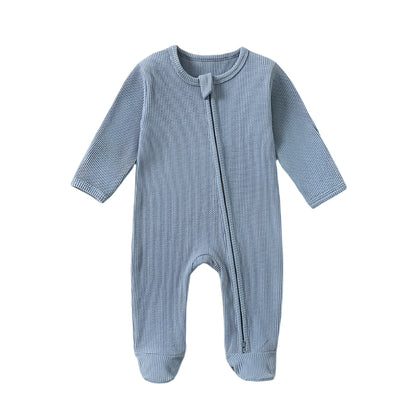 Organic Cotton Waffle Romper