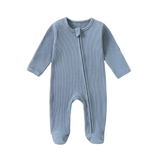 Organic Cotton Waffle Romper